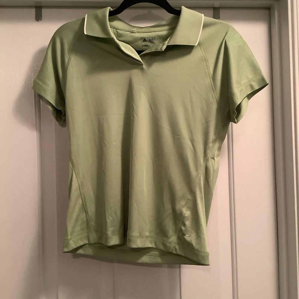 Norfolk Southern Ladies Womens Adidas Climate Cool Golf Polo Sm Light Green New